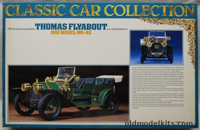 Bandai 1/16 1910 M-40 Flyabout Thomas Flyer, 0504275 plastic model kit